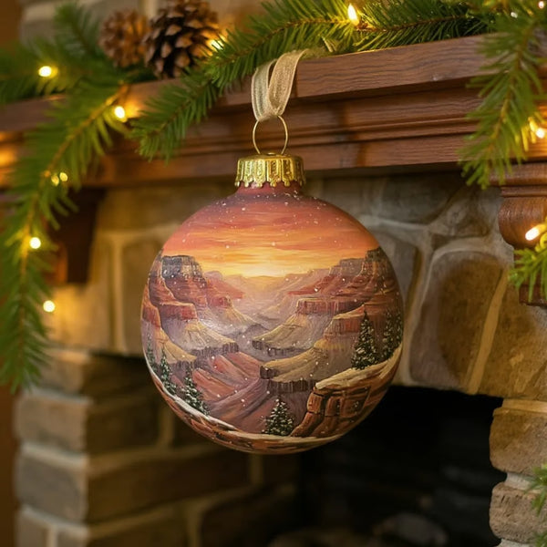 American Natural Wonders Collection Glass Christmas Ornaments GLO03026