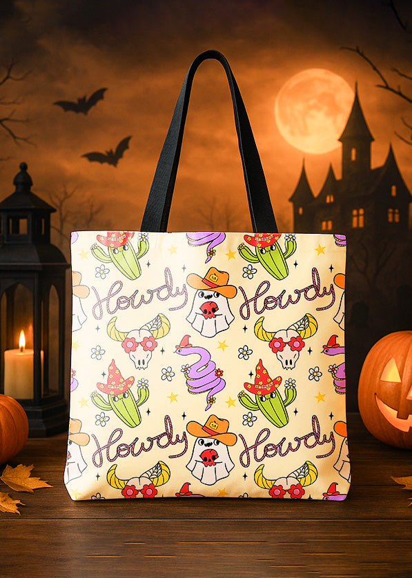 Canvas Totebag Totebag Dont Bother Me Cute Halloween GTT0194