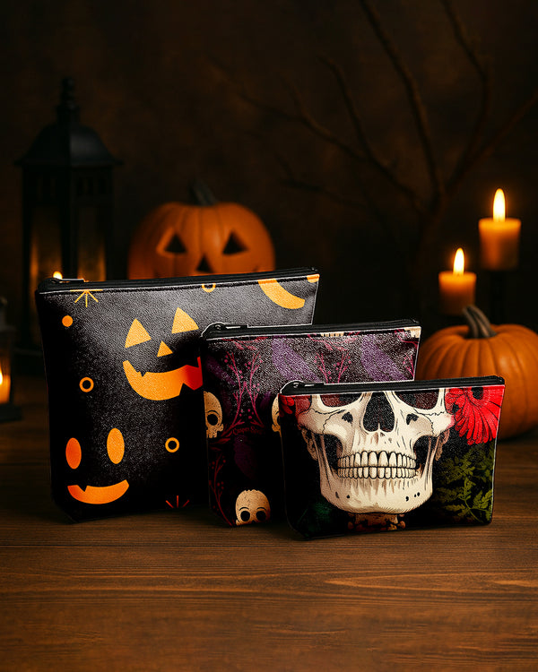 Canvas Totebag Pumpkin Flower Cute Halloween GTT0250