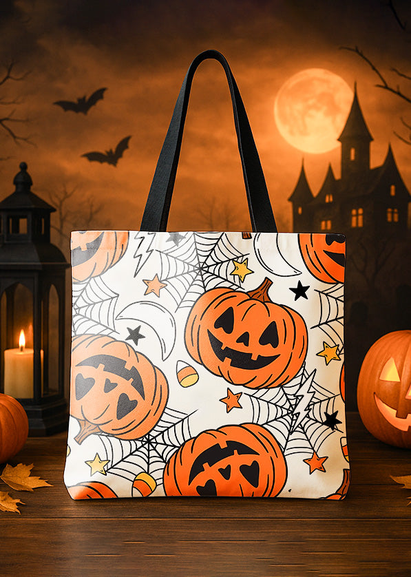 Canvas Totebag Fangstatic Forivers Pumpkin Ice Cream Halloween GTT172