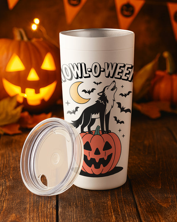 Stainless Tumbler Howl - O - Ween Cute Halloween GTB056