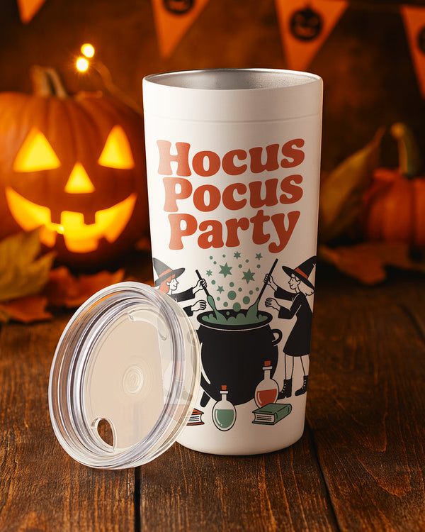 Stainless Tumbler Hocus Pocus Party Witch Cauldron Cute Halloween GTB054