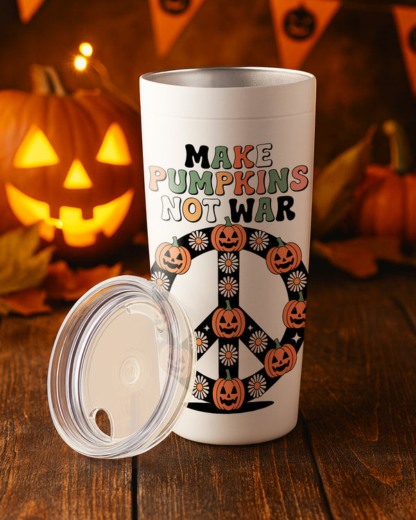 Stainless Tumbler Make Pumpkin Not War In Peace Cute Halloween GTB063