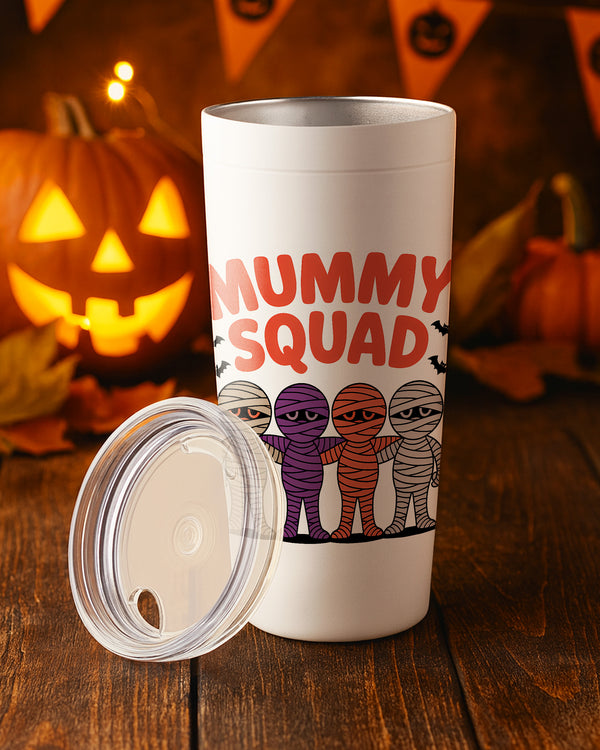 Stainless Tumbler Mummy Squad Monster Cute Halloween GTB066