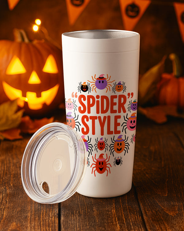 Stainless Tumbler Spider Style Cute Halloween GTB081