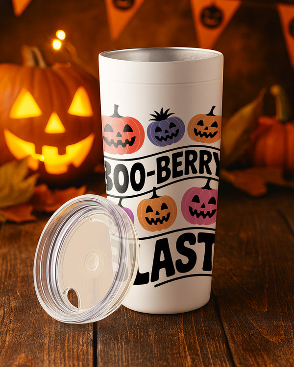 Stainless Tumbler Boo Berry Blast Pumpkin Cute Halloween GTB07
