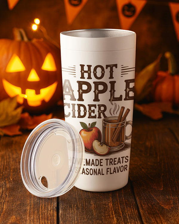 Stainless Tumbler Hot Apple Cinder Cute Halloween GTB055