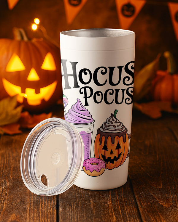 Stainless Tumbler Hocus Pocus Coffee and Tea Cute Halloween 01 GTB051