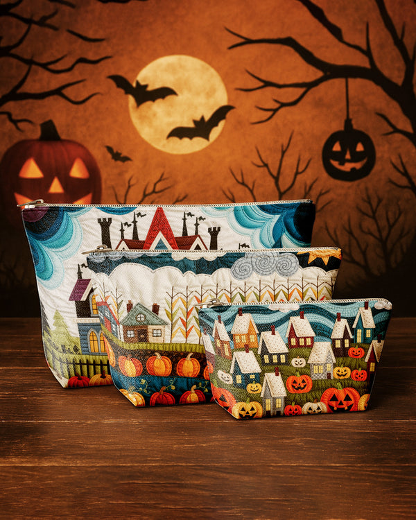 Set of 3 - REPOUCH Essential Zipper Pouch for Makeup Bag in Halloween 13 GPO0013
