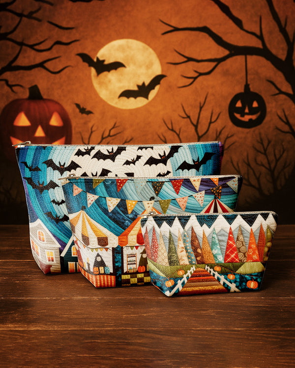 Set of 3 - REPOUCH Essential Zipper Pouch for Makeup Bag in Halloween 20 GPO0020