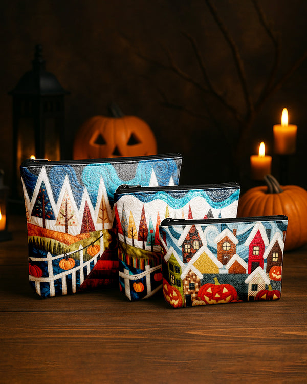 Set of 3 - REPOUCH Essential Zipper Pouch for Makeup Bag in Halloween 81 GPO0081