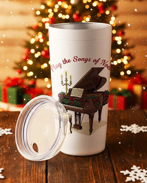 Stainless Tumbler Tis Play The Song Of Noel GTB0208