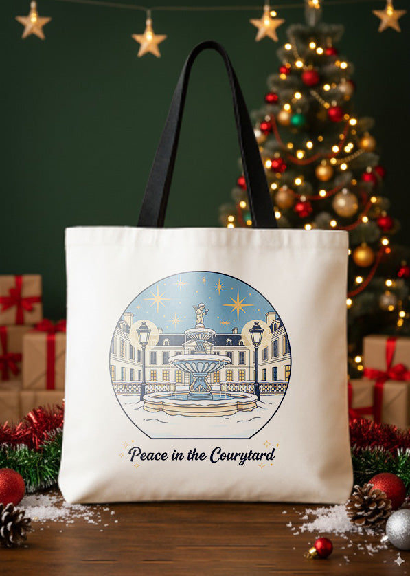 Canvas Totebag Peace In The Courytard GTT0331