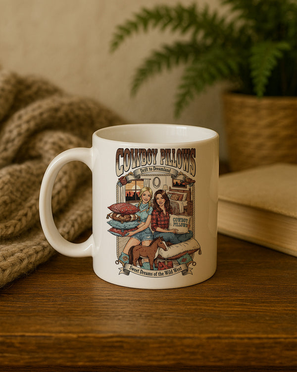 Mug Cowboy Pillows Drift To Dreamland Sweet Dreams Of The Wild West GMG0223
