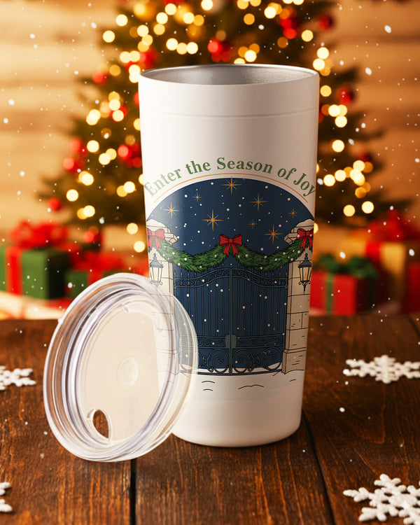 Stainless Tumbler Tis Enter The Season Of Joy GTB0215