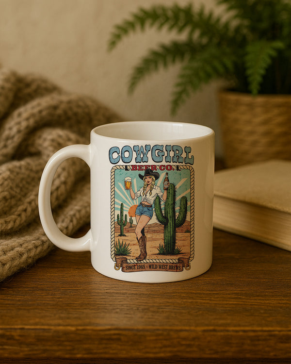 Mug Cowgirl Beer Co. Wild West Crafted – Est. 1975 GMG0228