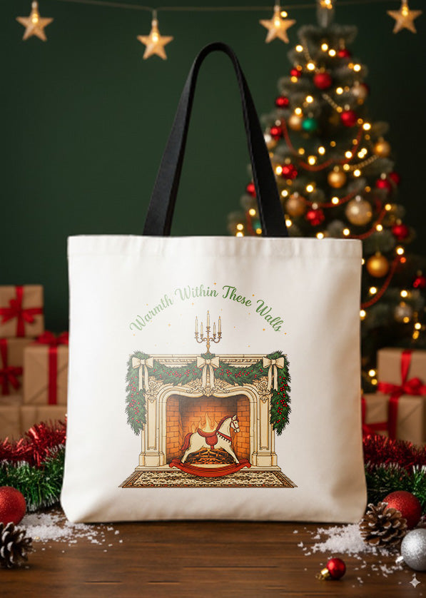 Canvas Totebag Warmth Within These Walls GTT0321