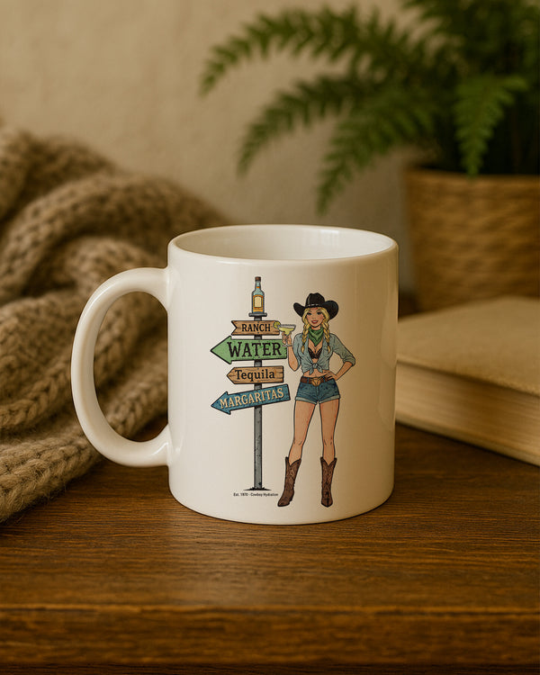 Mug Ranch Water Tequila Margaritas Est. 1970 - Cowboy Hydration GMG0218