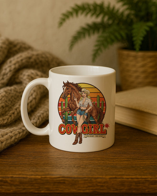Mug Cowgirl Wild Heart - Free Spirit GMG0203