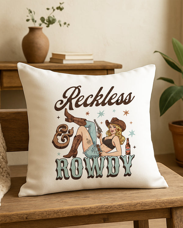Pillow Cushion Case Reckless Rowdy GPL0236