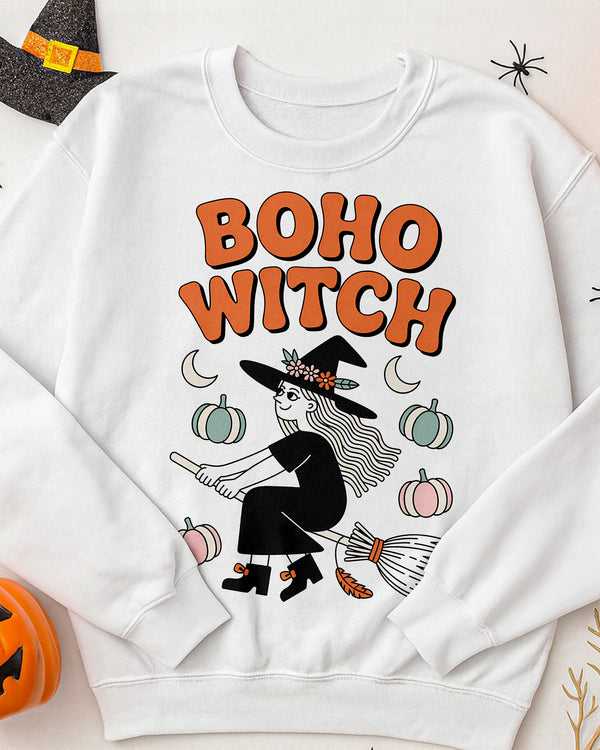 Sweater Boho Witch Fly Cute Halloween GSW010