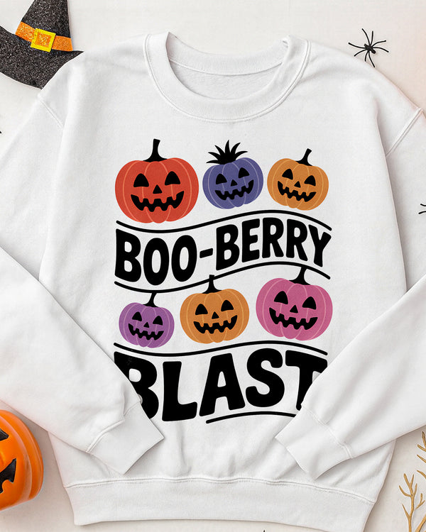 Sweater Boo-Berry Blast Monstẻ Pumpkin Cute Halloween GSW012