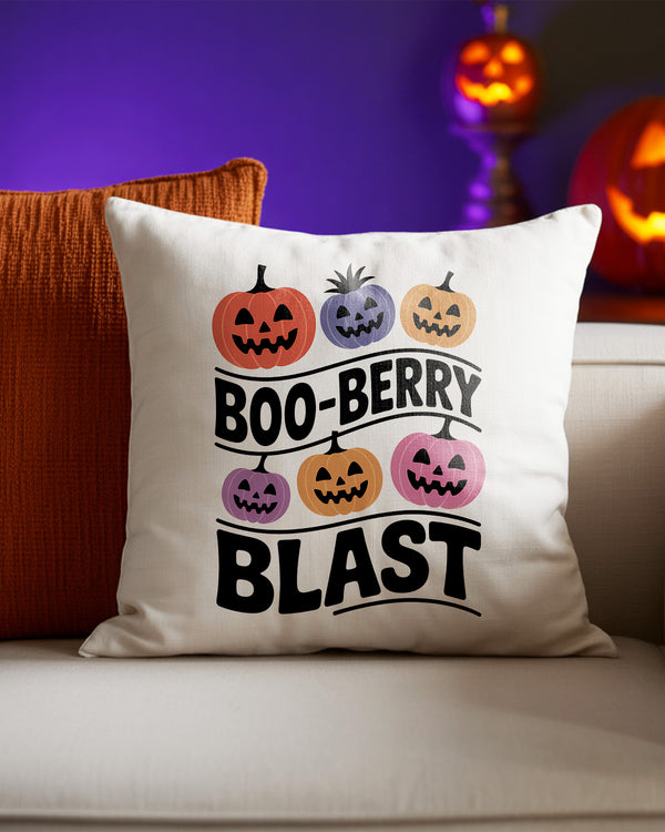 Pillow Cushion Boo-Berry Blast Monstẻ Pumpkin Cute Halloween GPL012