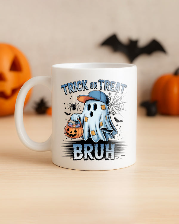 Mug Bruh Trick or Treat Pumpkin Cute Halloween GMG023