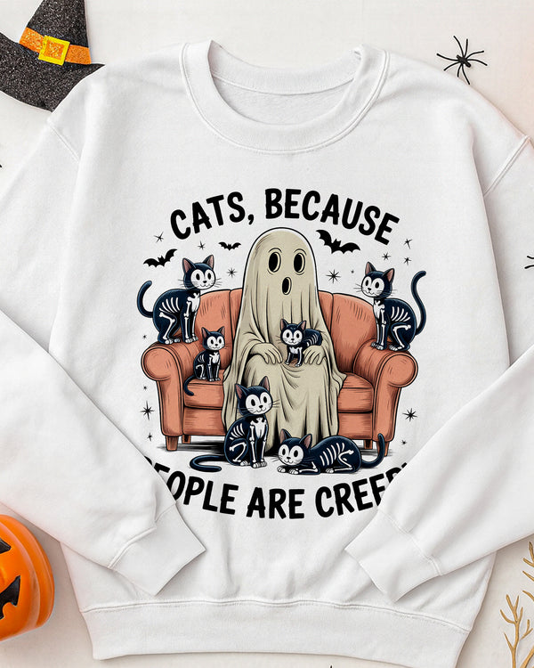 Sweater Cats Because People Are Creepy Cute Halloween GSW029