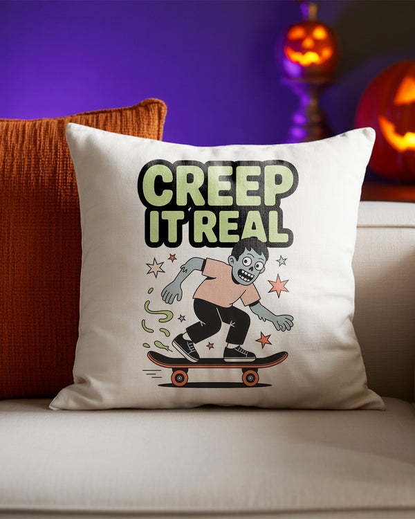 Pillow Cushion Creep It Real Zombies Cute Halloween GPL032