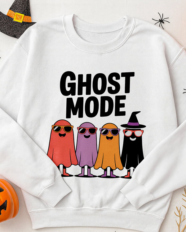 Sweater Ghost Mode Cute Halloween GSW044