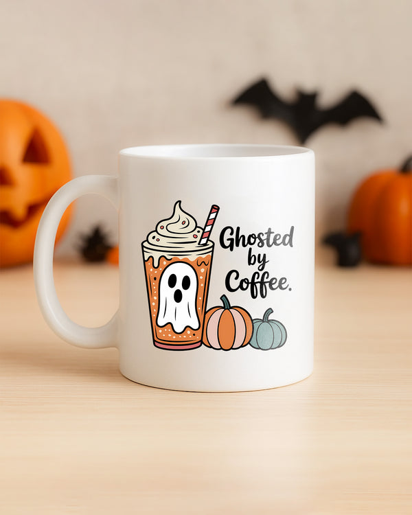 Mug Ghosted by Coffee Cute Halloween GMG045