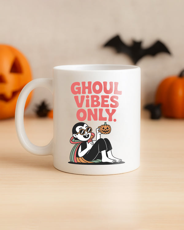 Mug Ghoul Vibes Only Vampire Cute Halloween GMG047