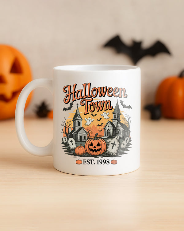 Mug Halloween Town Est. 1998 Pumpkin Cute Halloween GMG055