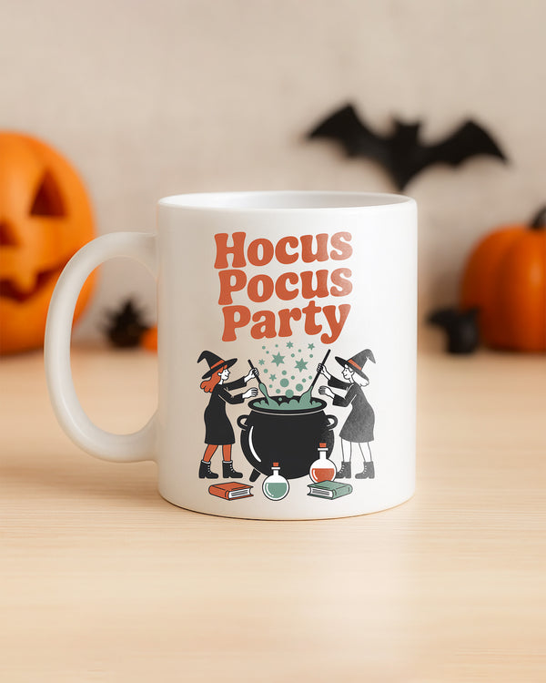 Mug Hocus Pocus Party Witch with Cauldron Cute Halloween GMG062