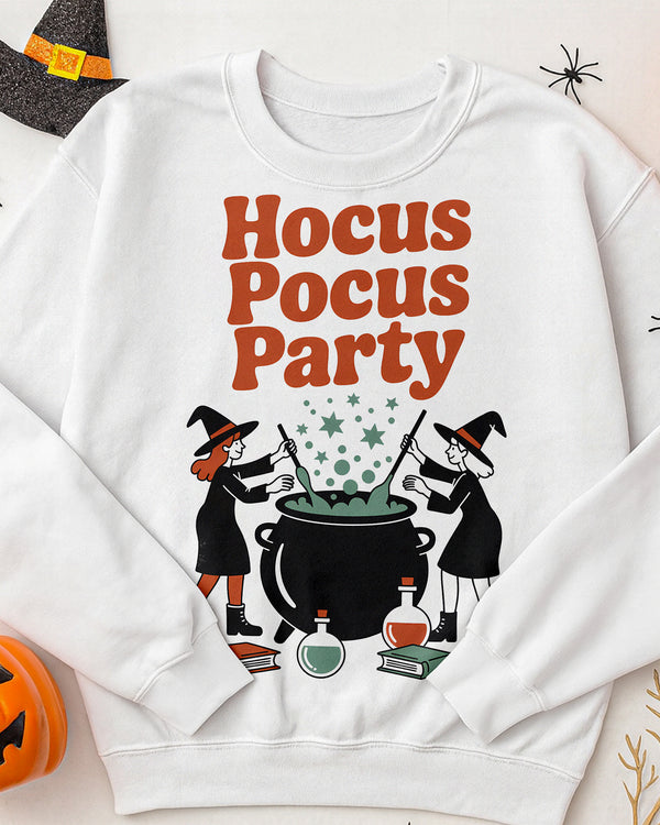 Sweater Hocus Pocus Party Witch with Cauldron Cute Halloween GSW062