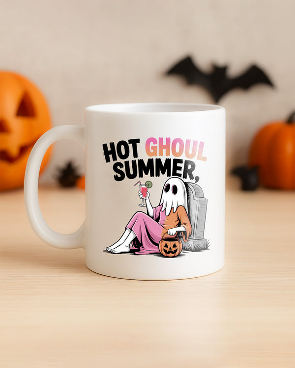 Mug Hot Ghoul Summer Ghost Cute Halloween GMG063