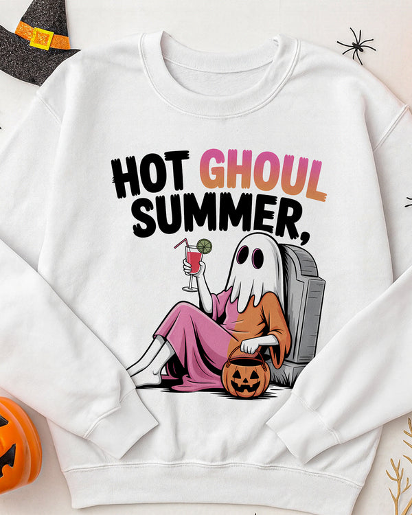 Sweater Hot Ghoul Summer Ghost Cute Halloween GSW063