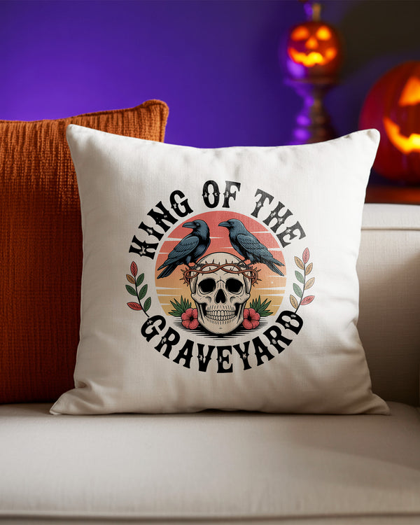 Pillow Cushion Howl-O-Ween Wolf Pumpkin Cute Halloween GPL071