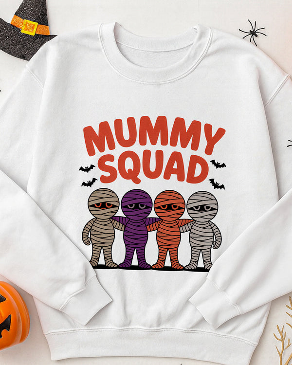 Sweater Mummy Squad Bat Cute Halloween GSW074