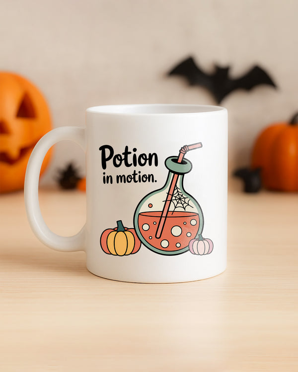 Mug Potion In Motion Pumpkin Cute Halloween GMG078
