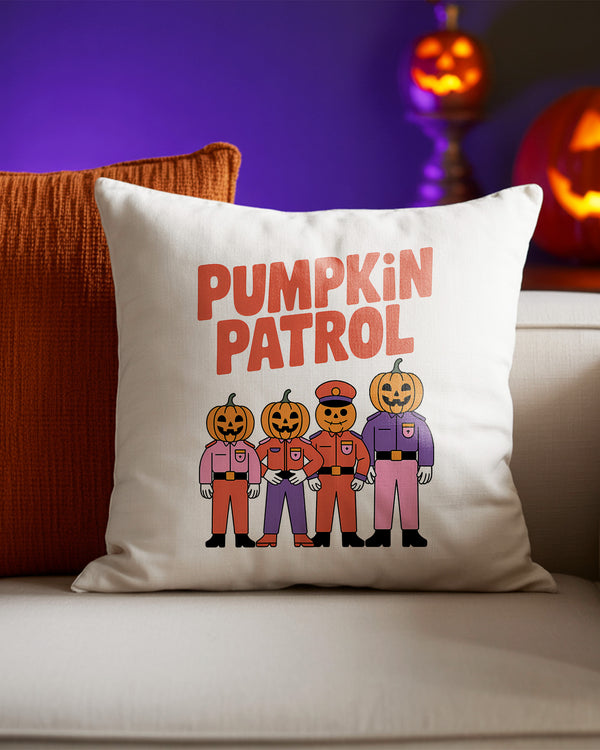 Pillow Cushion Case Pumpkin Patrol Cute Halloween GPL092