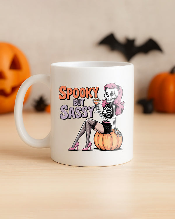 Mug Spooky Sassy Sexy Skeleton Cute Halloween GMG097