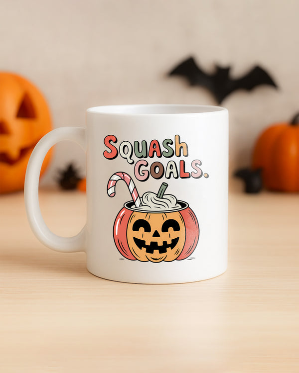 Mug Squash Goals Pumpkin Cream Cup Cute Halloween GMG0102