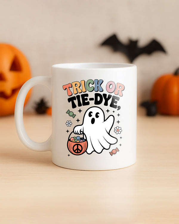 Mug Trick Or Tie-Dye Ghost Candy Pumpkin Cute Halloween GMG0123