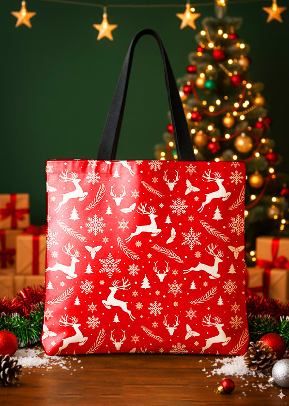 Canvas Totebag Xmas Pattern 2 Cute Christmas GTT0267