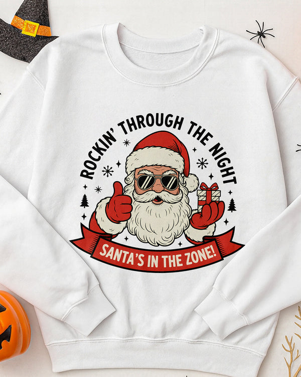 Sweater Rockin’ Through The Night Santan'S In The Zone GSW0105