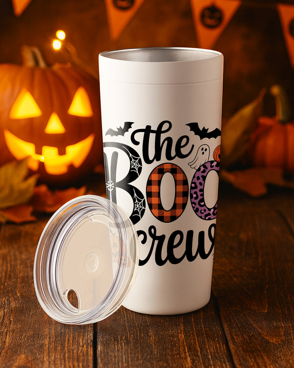 Stainless Tumbler Boo Crew Halloween Pumpkins Ghost Bats Cute Halloween GTB0131