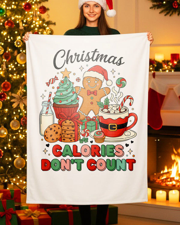 Blanket Christmas Calories Don’t Count GBL0190