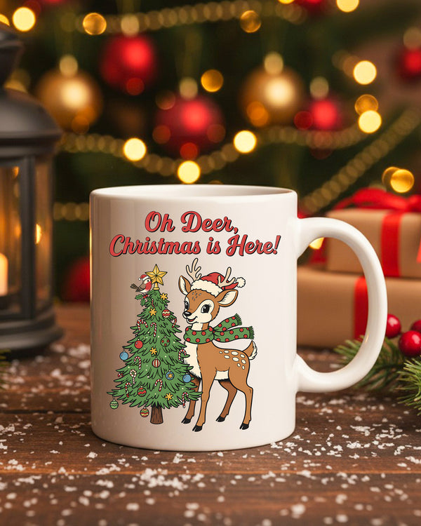 Mug Christmas Deer Tree Oh Deer Cute Christmas GMG0162